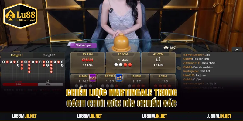 Chiến lược Martingale trong cách chơi Xóc Đĩa chuẩn xác
